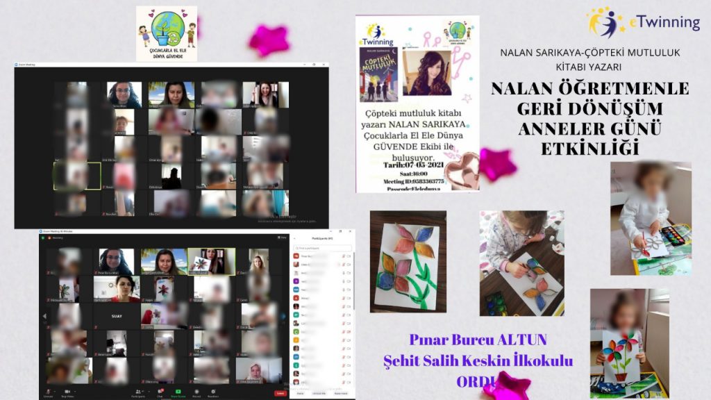 Çocuklarla El Ele Dünya Güvende by suzan kaya - Illustrated by MAYIS AYI ÇALIŞMASI - Ourboox.com