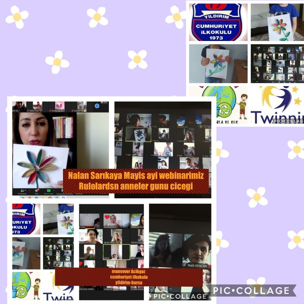 Çocuklarla El Ele Dünya Güvende by suzan kaya - Illustrated by MAYIS AYI ÇALIŞMASI - Ourboox.com