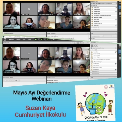 Çocuklarla El Ele Dünya Güvende by suzan kaya - Illustrated by MAYIS AYI ÇALIŞMASI - Ourboox.com