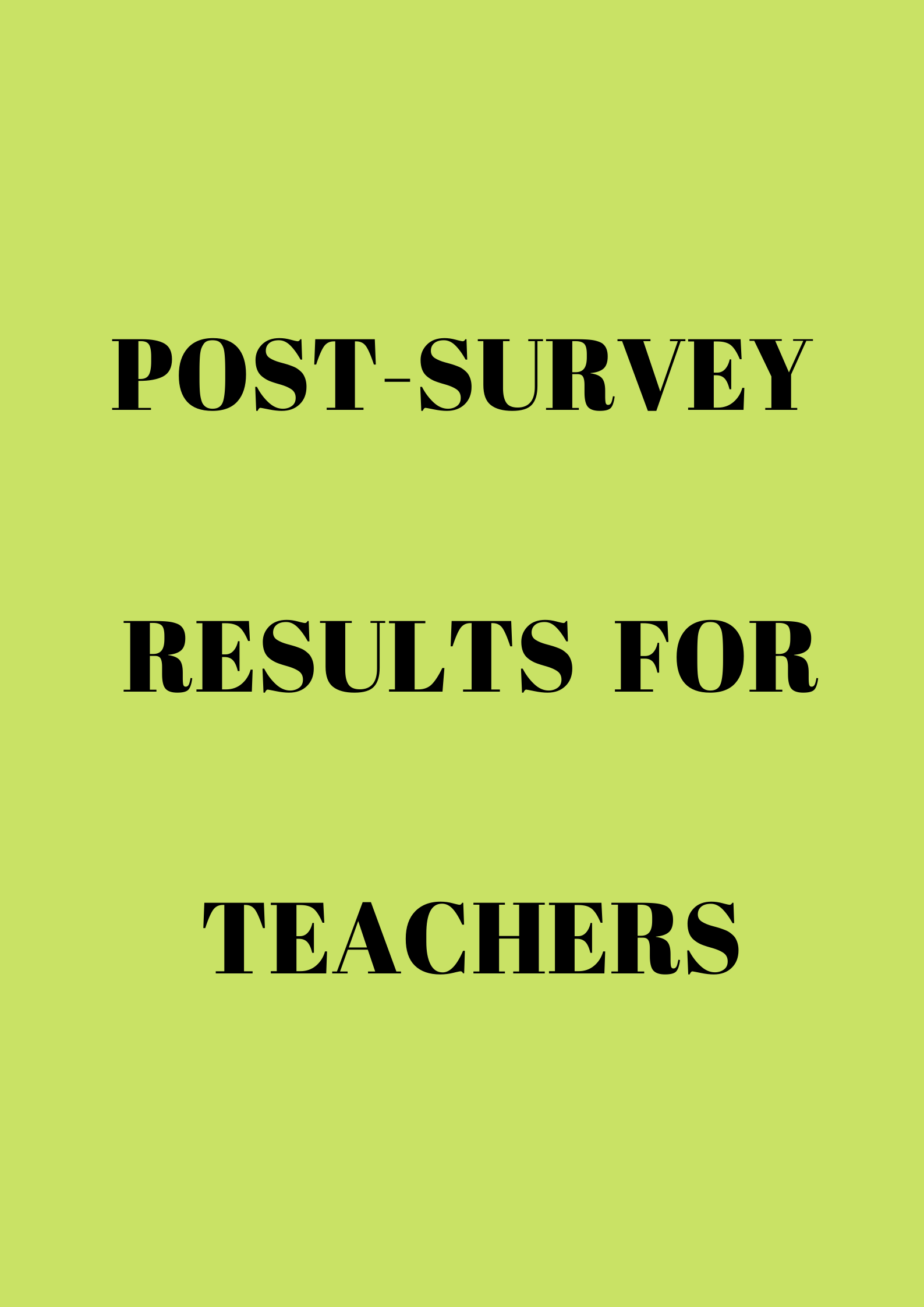 POST-SURVEY RESULTS (ANIMAL WORLD) by Dilek  - Ourboox.com