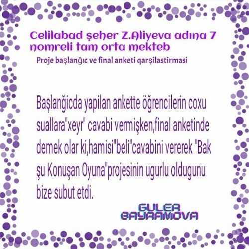 BAK ŞU KONUŞAN OYUNA BAŞLANGIÇ-FİNAL ANKET KARŞILAŞTIRMASI ÖĞRETMEN ANALİZLERİ by Semahat Budak - Ourboox.com