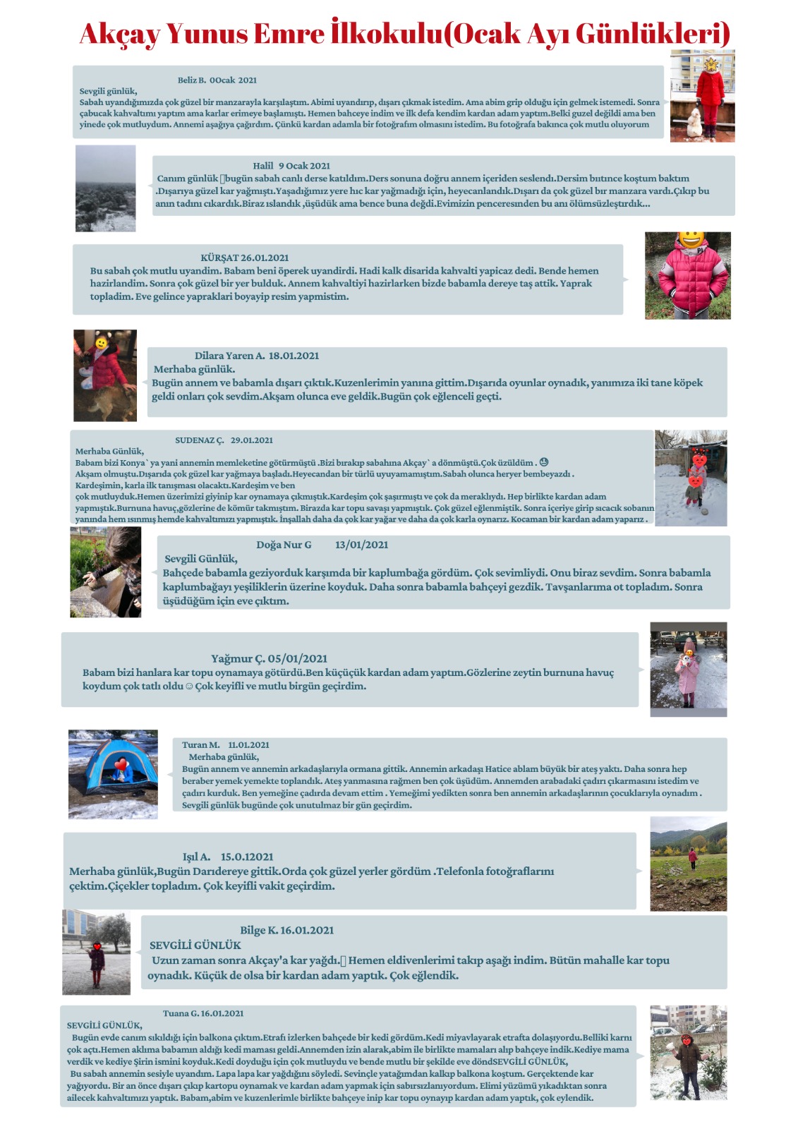 DOĞA GÜNLÜKLERİ by Sevinç KARADAĞ - Fatma ÜZALP - Ourboox.com