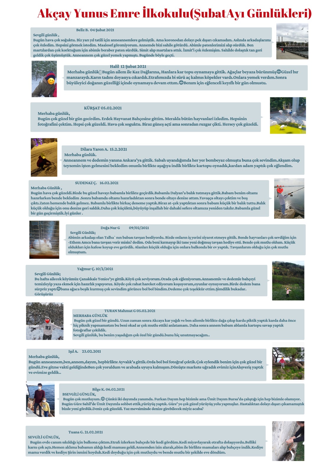 DOĞA GÜNLÜKLERİ by Sevinç KARADAĞ - Fatma ÜZALP - Ourboox.com