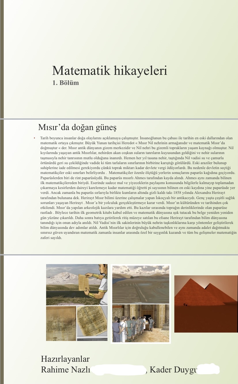 Matematik Hikayeler Özeti by YASEMİN YELER YILMAZ - Ourboox.com