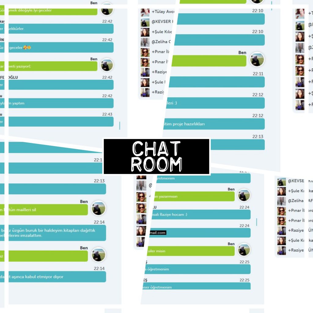 Fun Learning During the Pandemic Period-Pandemi Döneminde Eğlenceli Öğrenme Online Chats(Çevrimiçi Sohbetler) by ZELİHA - Illustrated by Zeliha Gaferoğlu - Ourboox.com