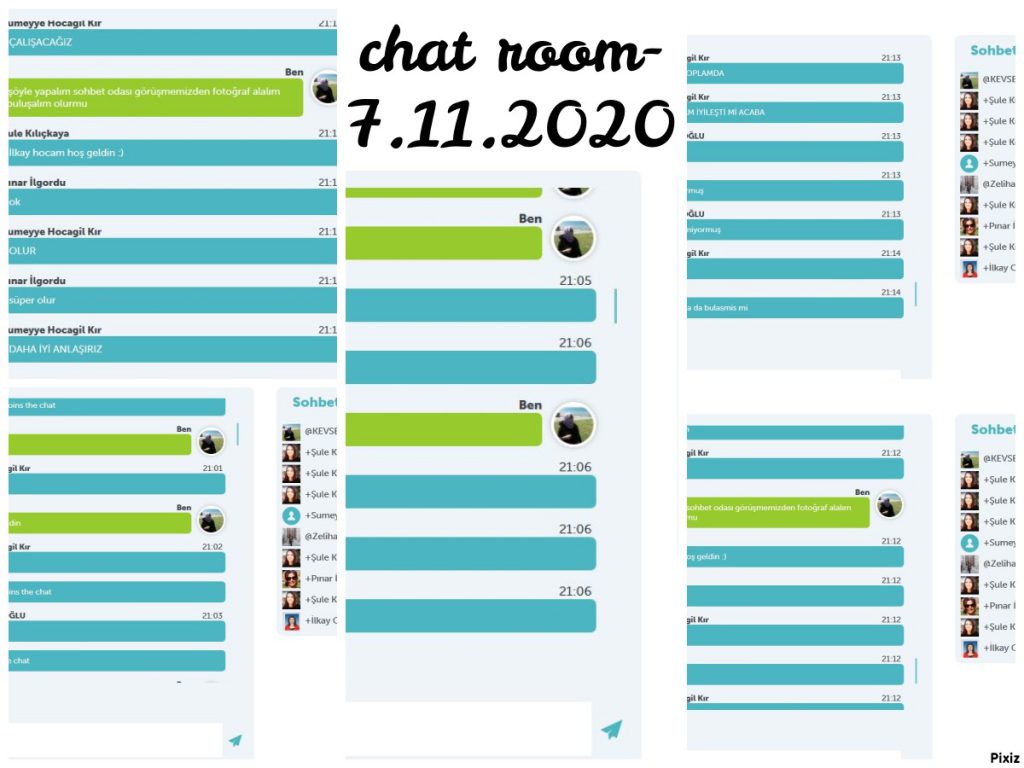 Fun Learning During the Pandemic Period-Pandemi Döneminde Eğlenceli Öğrenme Online Chats(Çevrimiçi Sohbetler) by ZELİHA - Illustrated by Zeliha Gaferoğlu - Ourboox.com