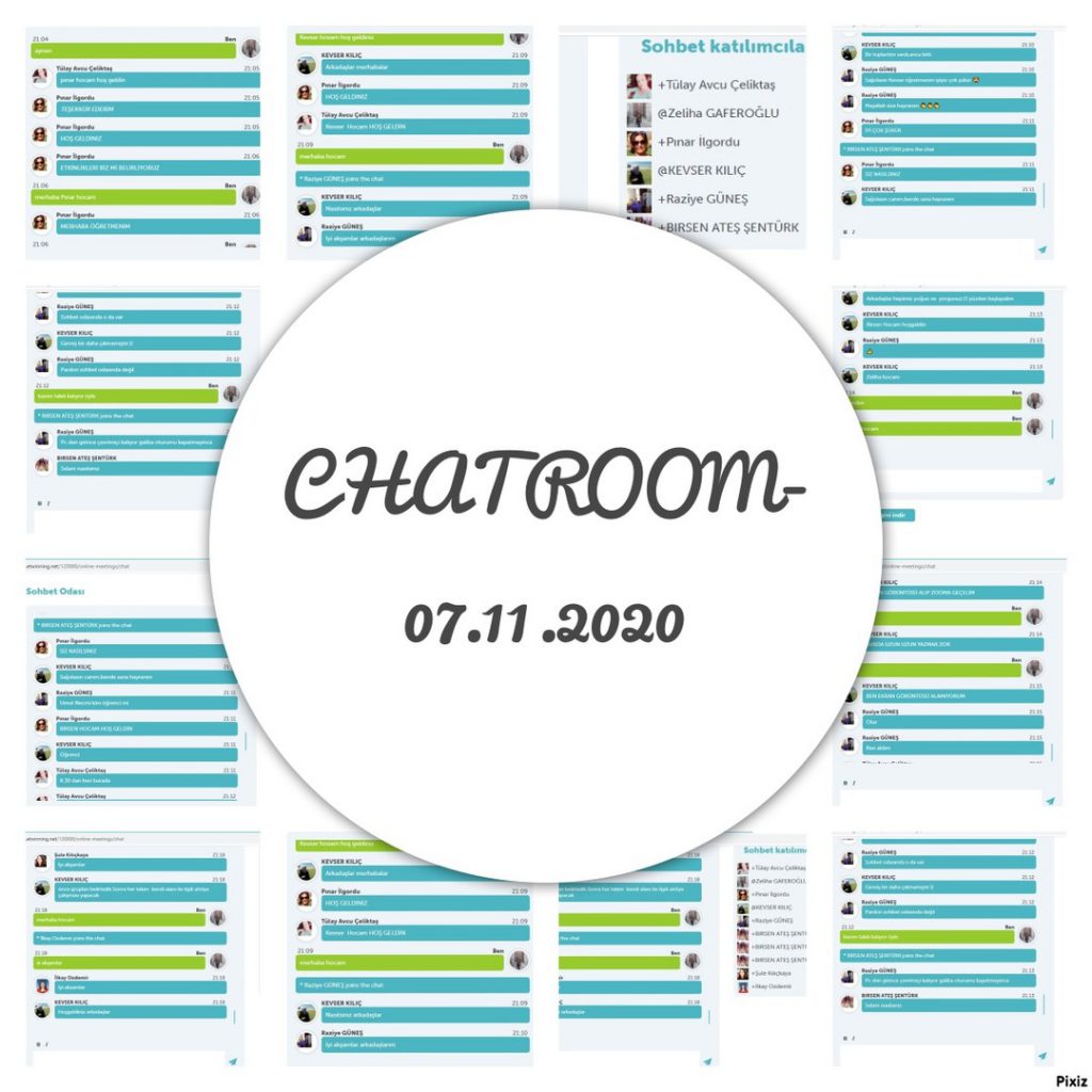 Fun Learning During the Pandemic Period-Pandemi Döneminde Eğlenceli Öğrenme Online Chats(Çevrimiçi Sohbetler) by ZELİHA - Illustrated by Zeliha Gaferoğlu - Ourboox.com