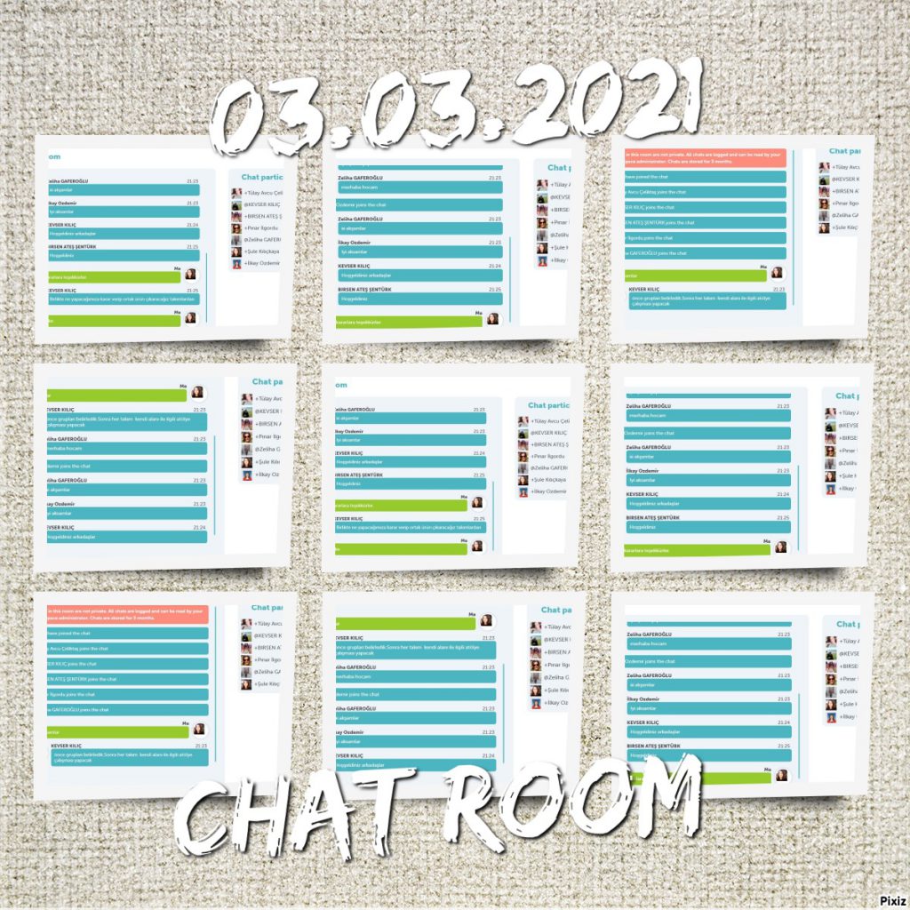 Fun Learning During the Pandemic Period-Pandemi Döneminde Eğlenceli Öğrenme Online Chats(Çevrimiçi Sohbetler) by ZELİHA - Illustrated by Zeliha Gaferoğlu - Ourboox.com