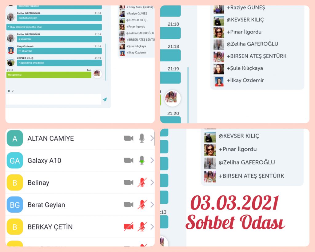 Fun Learning During the Pandemic Period-Pandemi Döneminde Eğlenceli Öğrenme Online Chats(Çevrimiçi Sohbetler) by ZELİHA - Illustrated by Zeliha Gaferoğlu - Ourboox.com