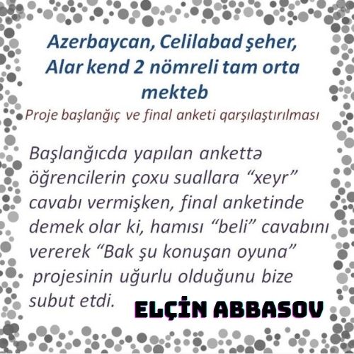 BAK ŞU KONUŞAN OYUNA BAŞLANGIÇ-FİNAL ANKET KARŞILAŞTIRMASI ÖĞRETMEN ANALİZLERİ by Semahat Budak - Ourboox.com