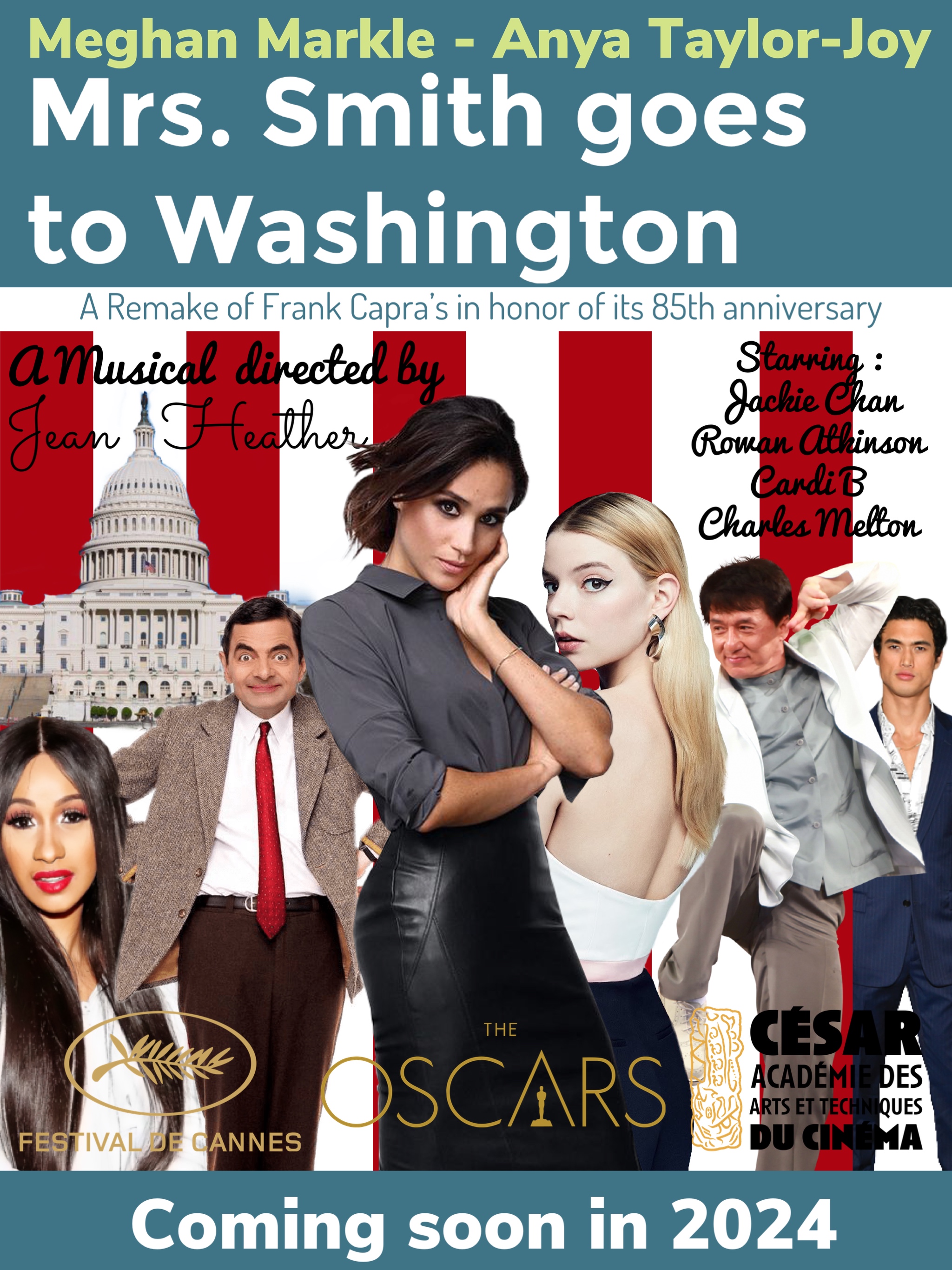 Mrs Smith goes to Washington by Caroline Gaudin - Illustrated by Spécialité Anglais AMC - Ourboox.com