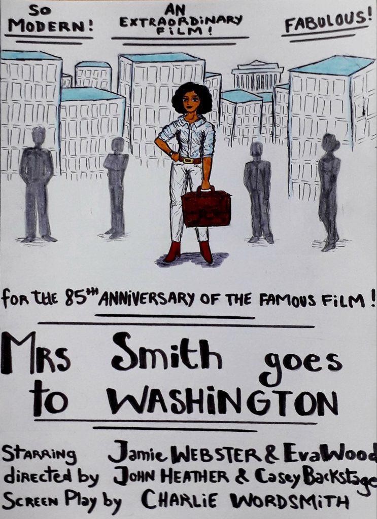 Mrs Smith goes to Washington by Caroline Gaudin - Illustrated by Spécialité Anglais AMC - Ourboox.com