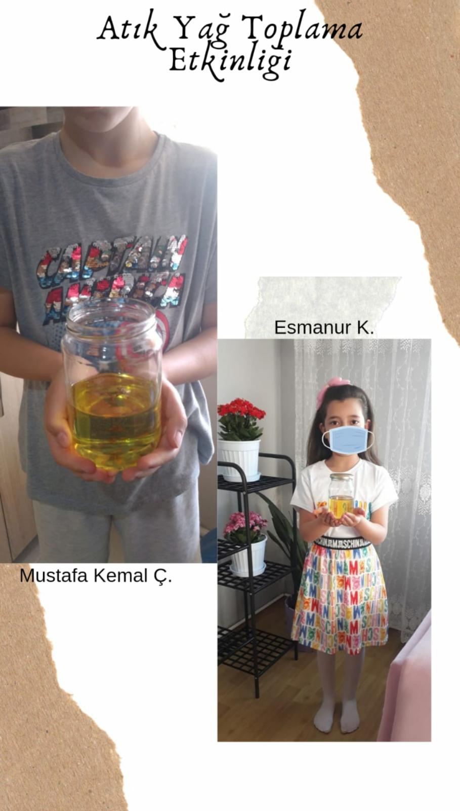 Dünya ve Biz Bir Ekibiz Projesi Atık Yağ Toplama Etkinlikleri by ELİFKAPLAN  - Ourboox.com