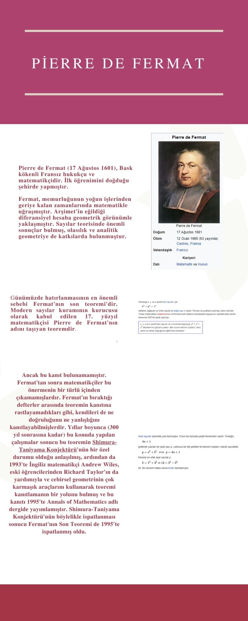 Ünlü Matematikçilerin Hayatı-İNOĞRAFİK HAZIRLAMA by ayşe yonucuoğlu - Ourboox.com