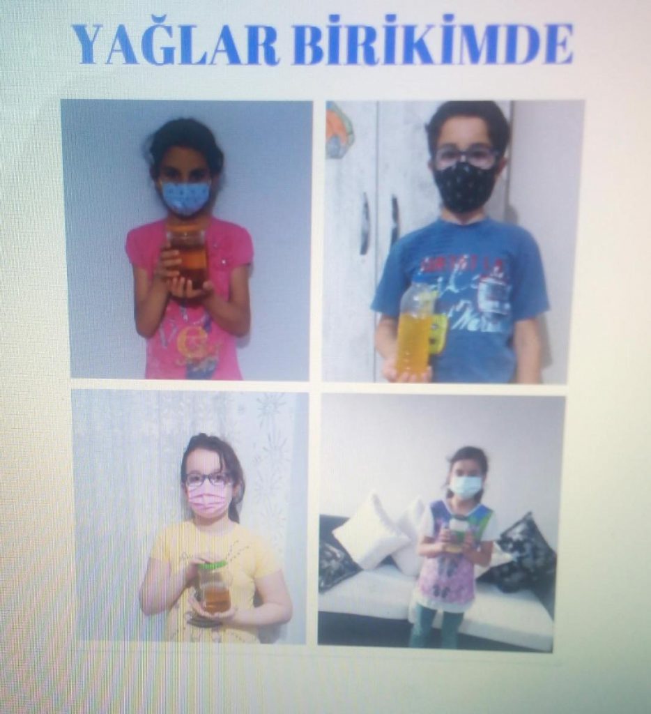 Dünya ve Biz Bir Ekibiz Projesi Atık Yağ Toplama Etkinlikleri by ELİFKAPLAN  - Ourboox.com