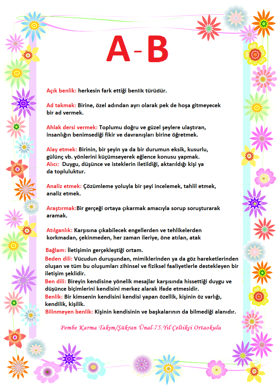 İLETİŞİM SÖZLÜĞÜ by İLETİŞİMİN SİHİRLİ DÜNYASI - Ourboox.com