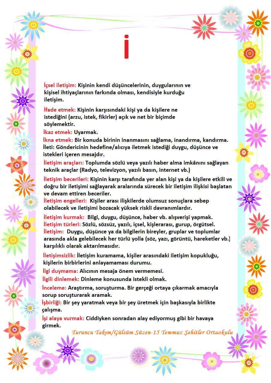 İLETİŞİM SÖZLÜĞÜ by İLETİŞİMİN SİHİRLİ DÜNYASI - Ourboox.com