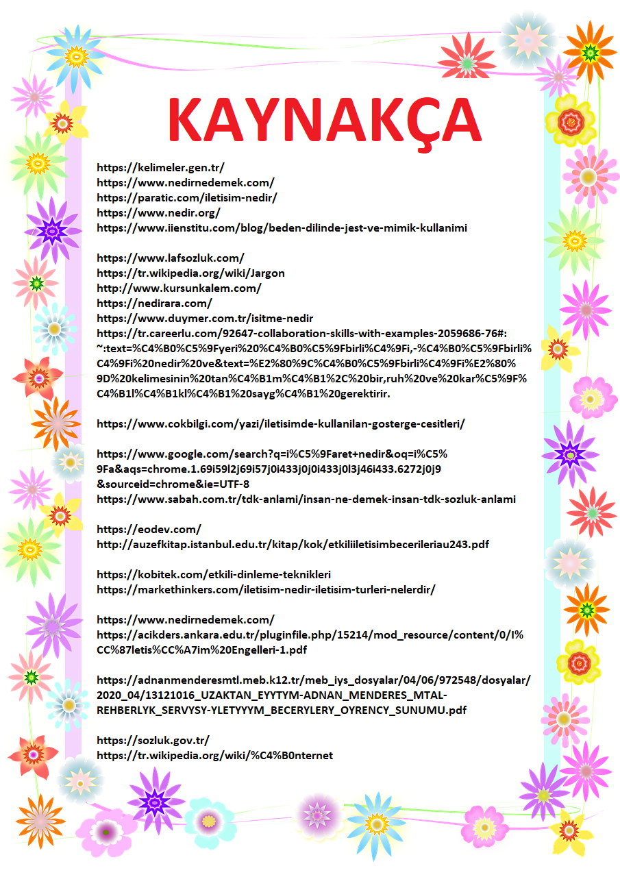 İLETİŞİM SÖZLÜĞÜ by İLETİŞİMİN SİHİRLİ DÜNYASI - Ourboox.com