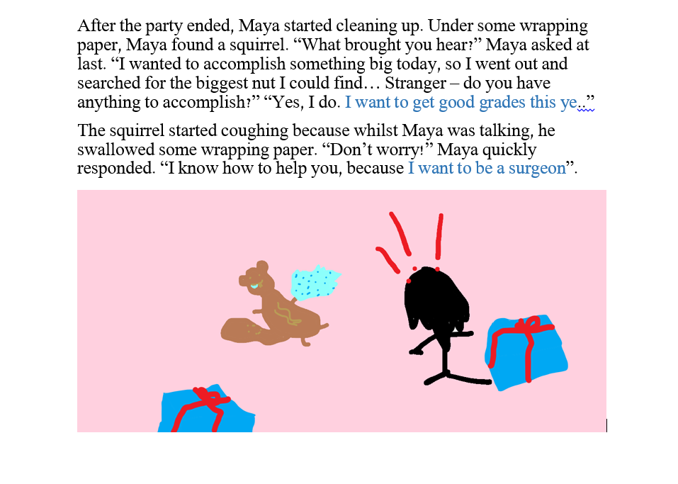 The Story Of Maya In 9 Pages by aya dori - Ourboox.com