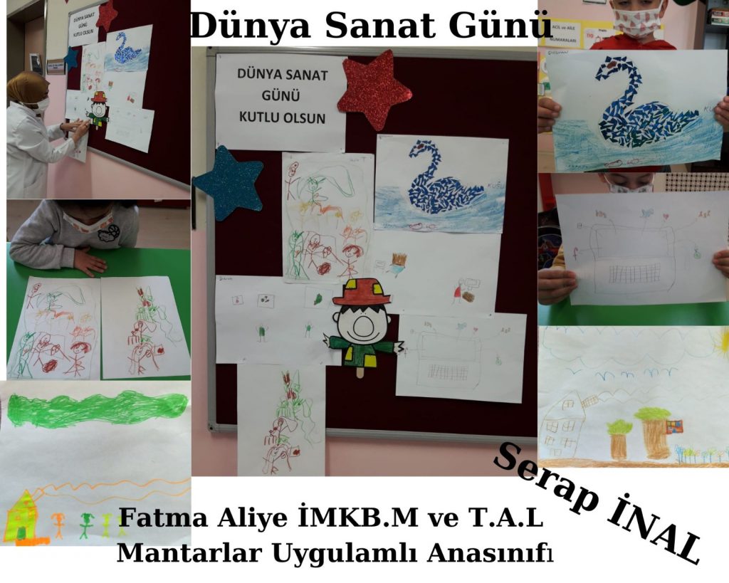 15 Nisan Dünya Sanat Günü by Güldane kılıç - Illustrated by Güldane KILIÇ - Ourboox.com