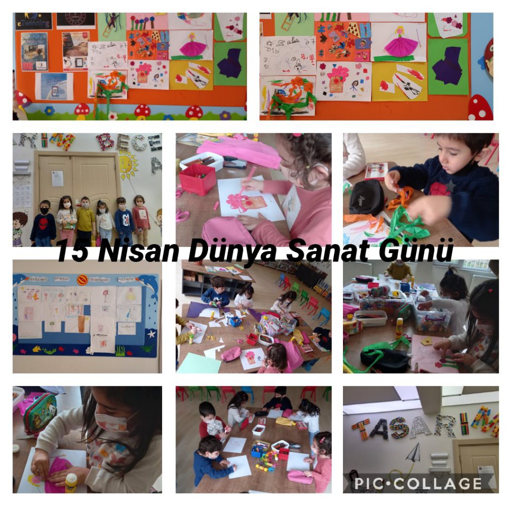 15 Nisan Dünya Sanat Günü by Güldane kılıç - Illustrated by Güldane KILIÇ - Ourboox.com