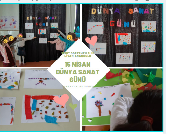 15 Nisan Dünya Sanat Günü by Güldane kılıç - Illustrated by Güldane KILIÇ - Ourboox.com