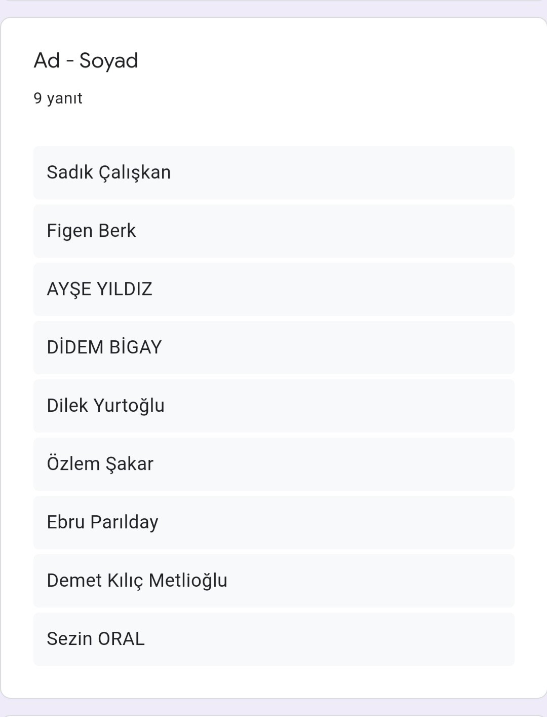 PROJE SONU ÖĞRETMEN ANKETİ by didem bigay - Ourboox.com