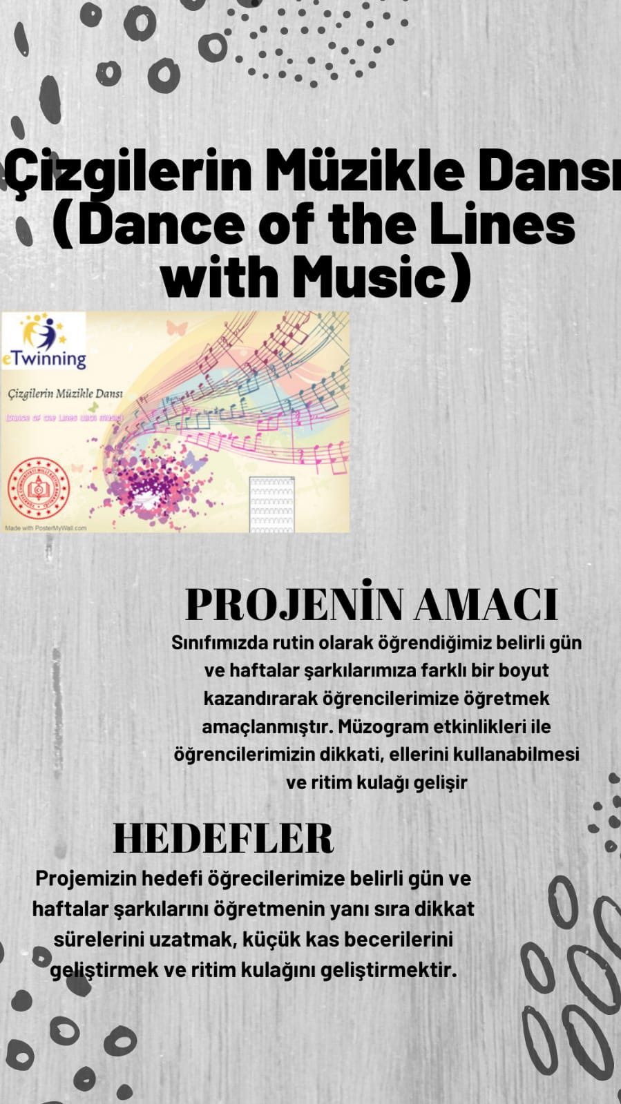 Çizgilerin Müzikle Dansı Proje Gazetesi by Dönüştürmek Güzeldir - Ourboox.com