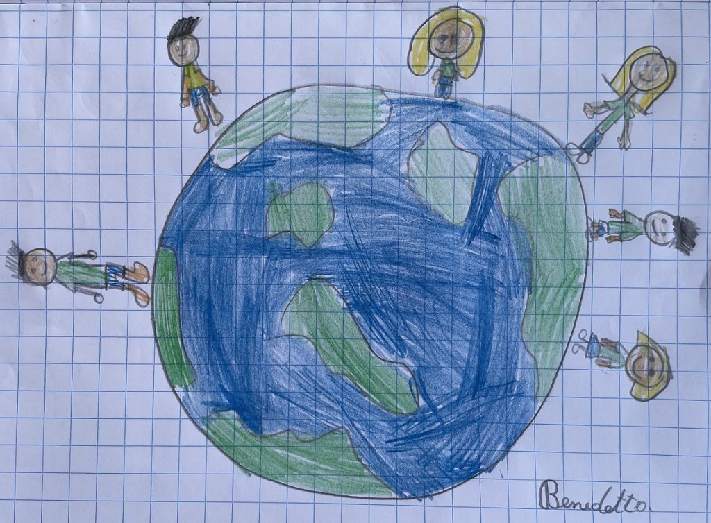 Papa Francesco e l’ “ecologia culturale” by Rosaria Ricciardo - Illustrated by CLASSE 2 - Scuola Primaria - 8° I.C. "Elio Vittorini" - Anno Scolastico 2020-21 - Ourboox.com
