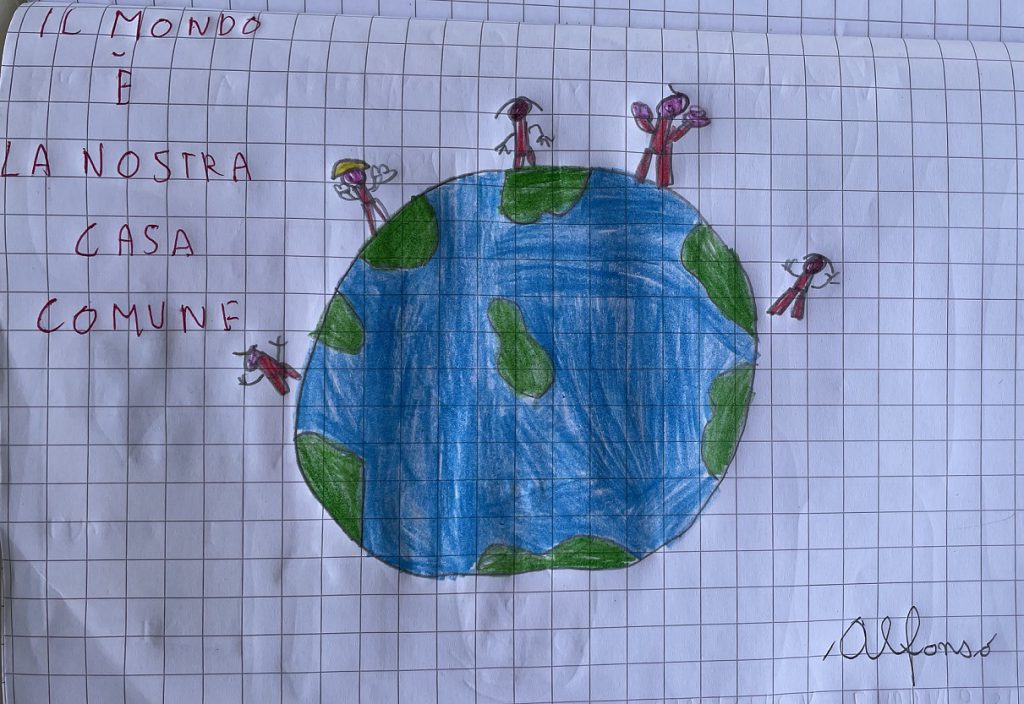 Papa Francesco e l’ “ecologia culturale” by Rosaria Ricciardo - Illustrated by CLASSE 2 - Scuola Primaria - 8° I.C. "Elio Vittorini" - Anno Scolastico 2020-21 - Ourboox.com
