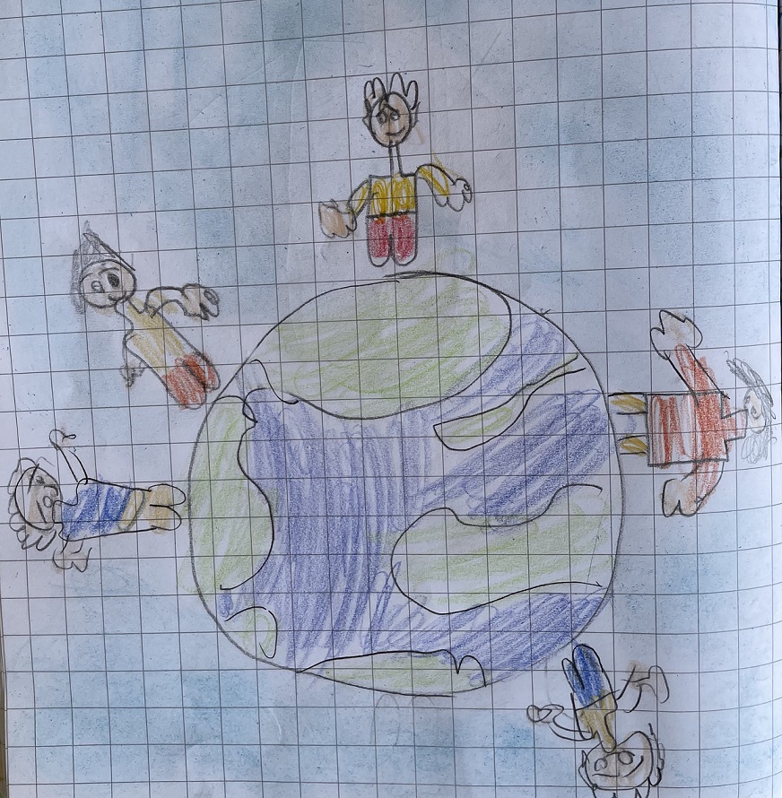 Papa Francesco e l’ “ecologia culturale” by Rosaria Ricciardo - Illustrated by CLASSE 2 - Scuola Primaria - 8° I.C. "Elio Vittorini" - Anno Scolastico 2020-21 - Ourboox.com