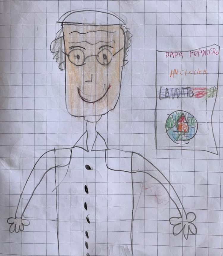 Papa Francesco e l’ “ecologia culturale” by Rosaria Ricciardo - Illustrated by CLASSE 2 - Scuola Primaria - 8° I.C. "Elio Vittorini" - Anno Scolastico 2020-21 - Ourboox.com