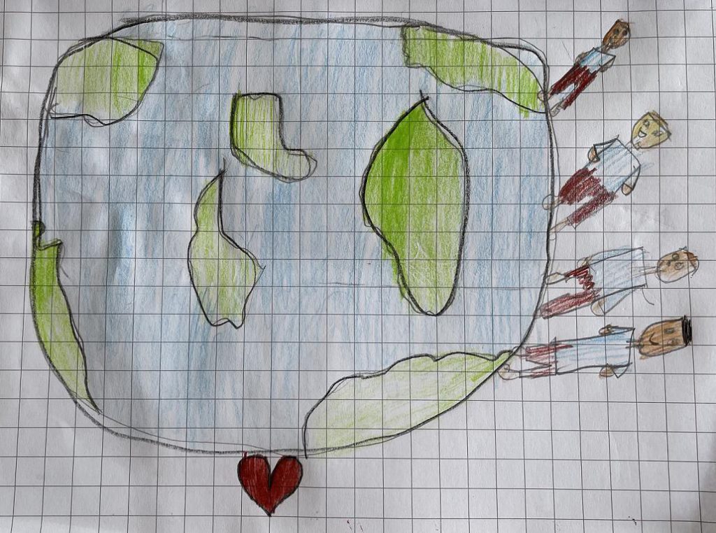 Papa Francesco e l’ “ecologia culturale” by Rosaria Ricciardo - Illustrated by CLASSE 2 - Scuola Primaria - 8° I.C. "Elio Vittorini" - Anno Scolastico 2020-21 - Ourboox.com