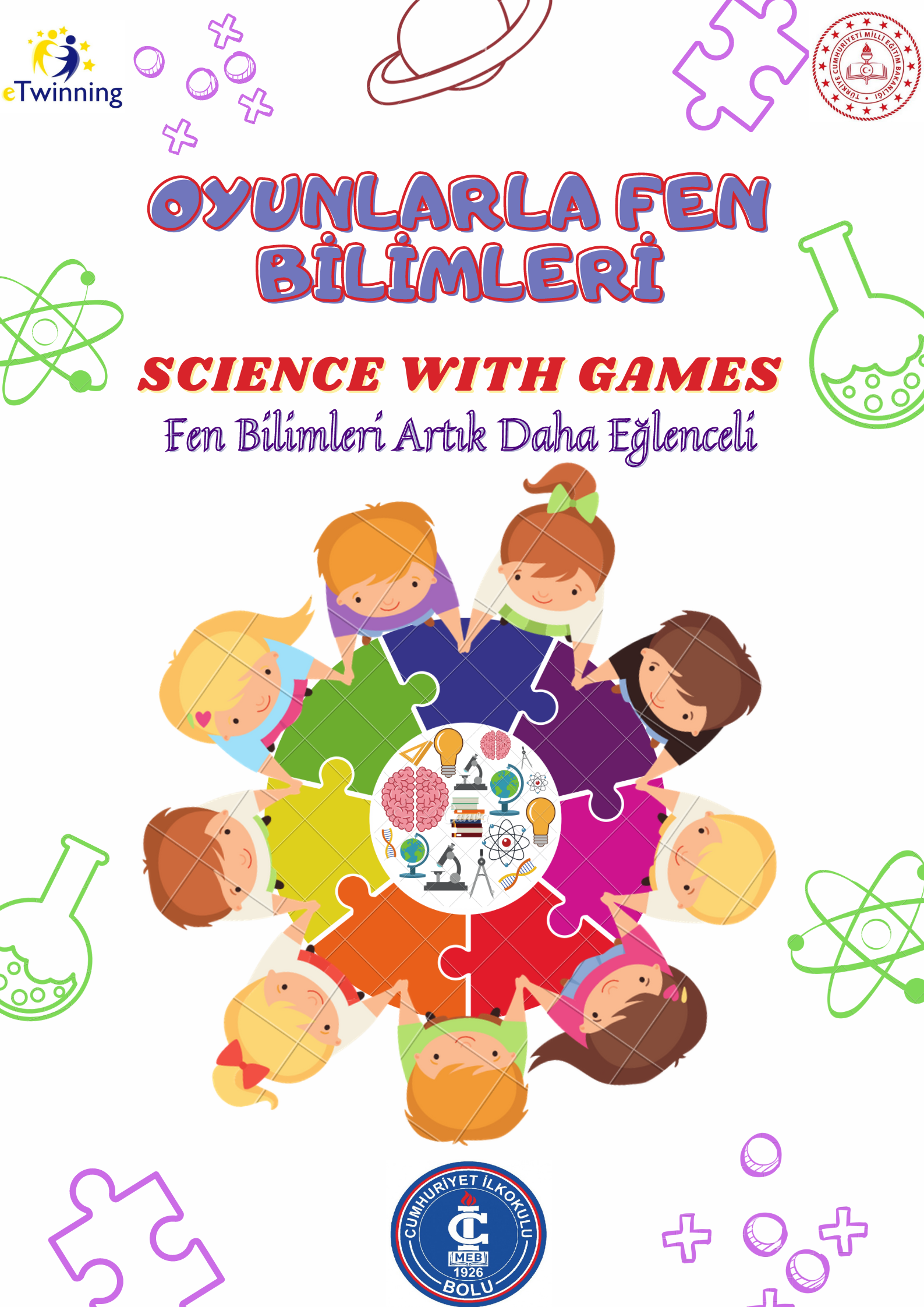 OYUNLARLA FEN BİLİMLERİ PROJESİ LOGO VE AFİŞ TASARIMLARI by Sema Akbuğa - Ourboox.com
