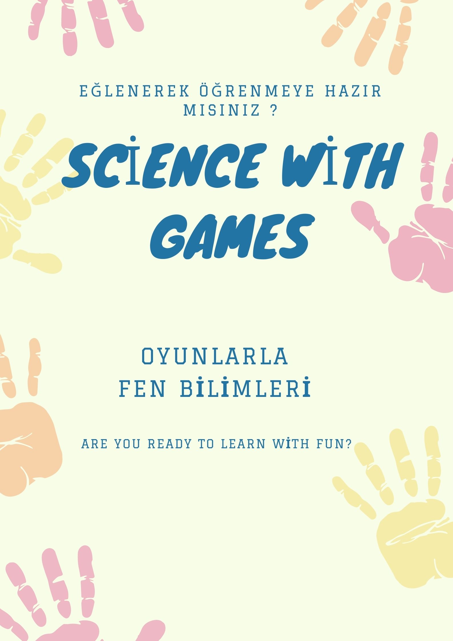 OYUNLARLA FEN BİLİMLERİ PROJESİ LOGO VE AFİŞ TASARIMLARI by Sema Akbuğa - Ourboox.com