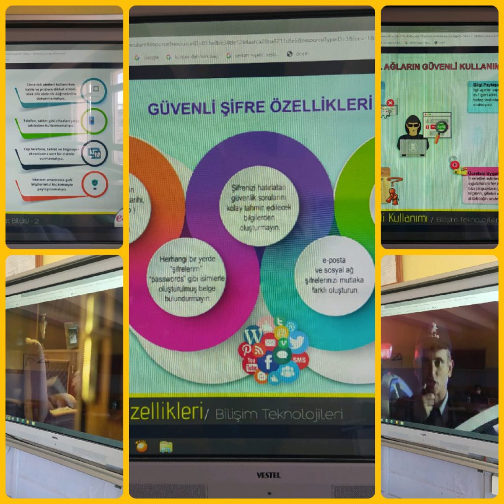 GÜVENLİ İNTERNET GÜNÜ VE E GÜVENLİK KONULU ÇALIŞMALARIMIZ. by Sema Akbuğa - Ourboox.com