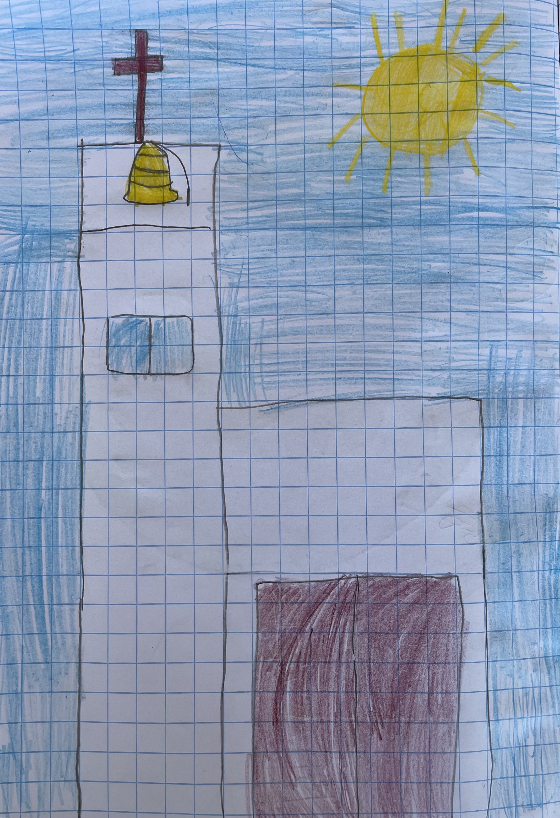 LA CHIESA by Rosaria Ricciardo - Illustrated by classe 2C - Scuola Primaria - 8° I.C. "Elio Vittorini" - Anno Scolastico 2020-21 - Ourboox.com