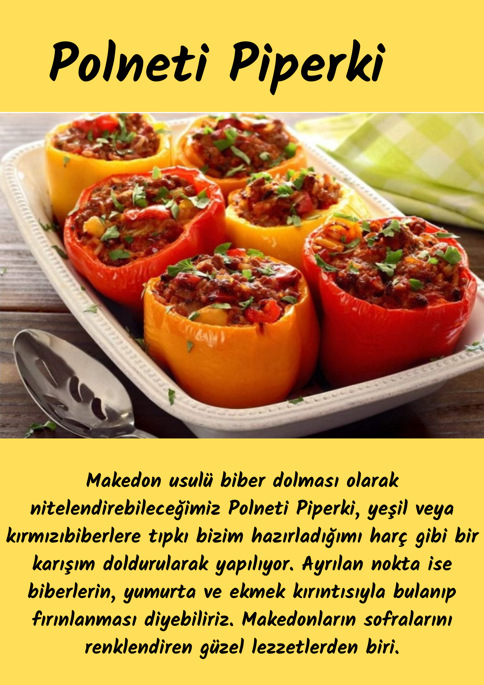 Kuzey Makedonya Lezzetleri by Yasemin KINAÇ - Ourboox.com