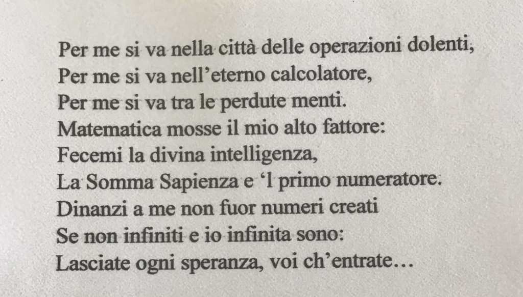 L’inferno matematico di Dante e Pitagora by Annarita Petrino - Ourboox.com