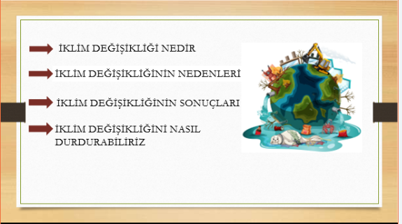İKLİM DEĞİŞİKLİĞİ by Emlak Kredi Bankası Ortaokulu - Ourboox.com