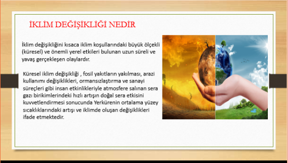 İKLİM DEĞİŞİKLİĞİ by Emlak Kredi Bankası Ortaokulu - Ourboox.com