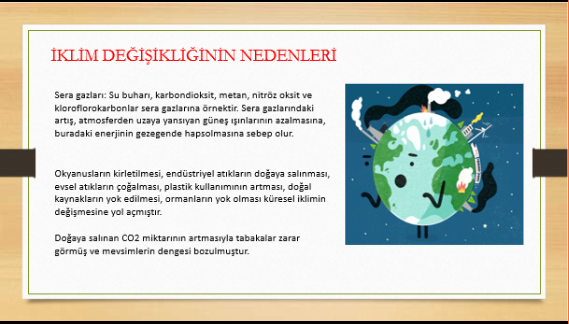 İKLİM DEĞİŞİKLİĞİ by Emlak Kredi Bankası Ortaokulu - Ourboox.com