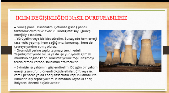 İKLİM DEĞİŞİKLİĞİ by Emlak Kredi Bankası Ortaokulu - Ourboox.com