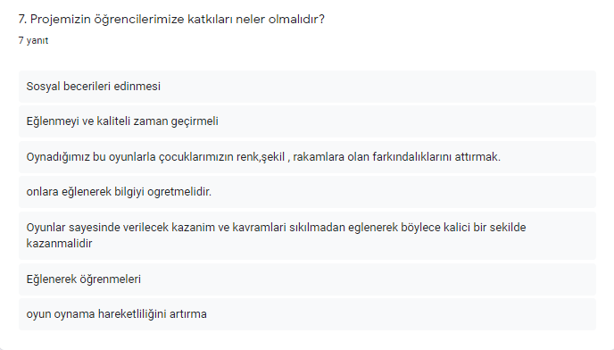 OYNUYORUM ÖĞRENİYORUM PROJESİ ÖĞRETMEN ÖN ANKETİ ANALİZ SONUCU VE ANKET DEĞERLENDİRME RAPORU by HANİFE GÖLYERİ - Illustrated by OYNUYORUM ÖĞRENİYORUM - Ourboox.com