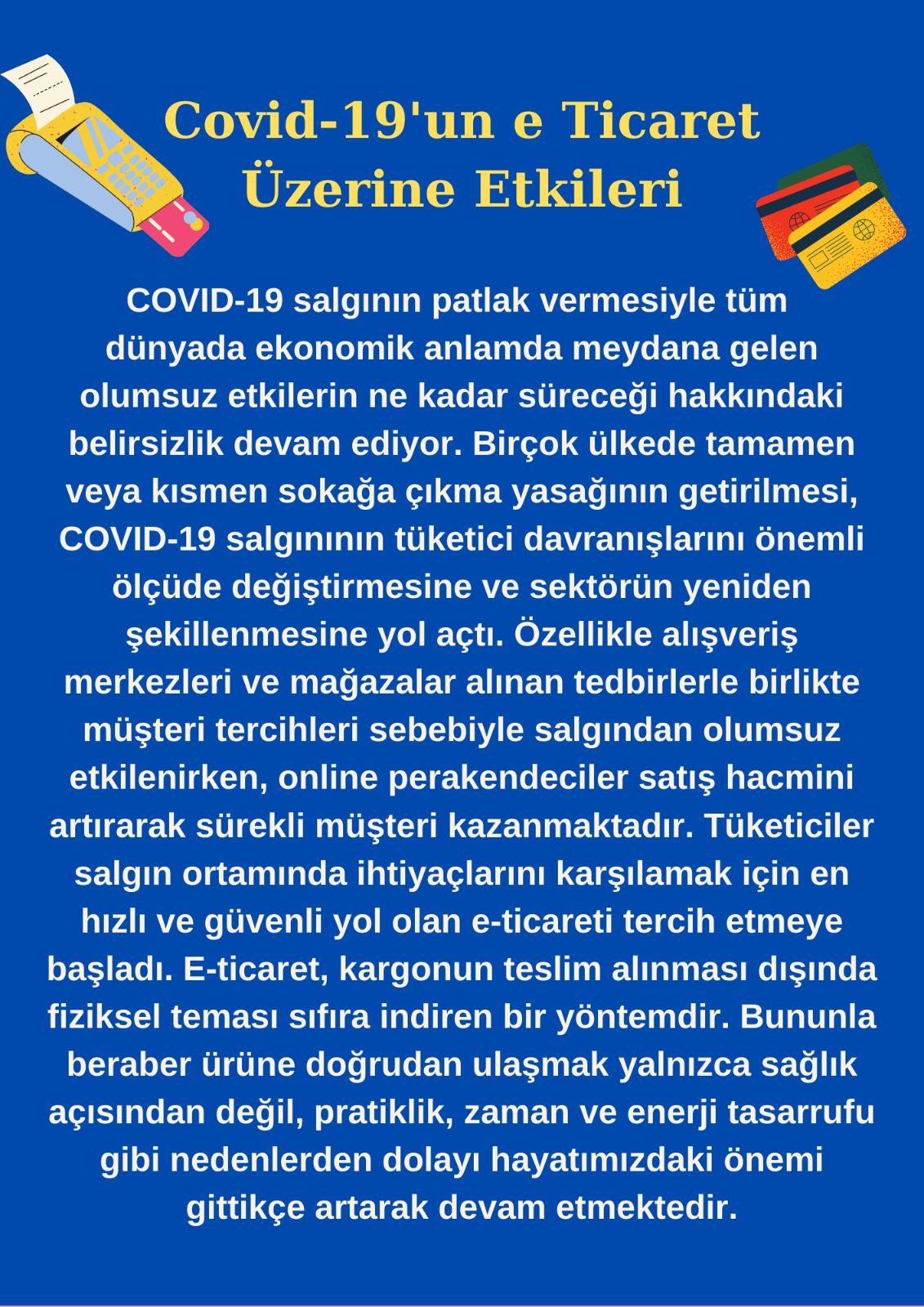 Covid-19’un e Ticaret Üzerine Etkileri by Dilay Ö. - Ourboox.com