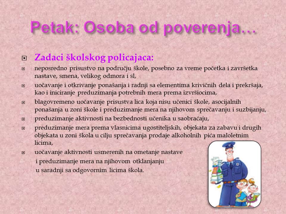 Moja osoba od poverenja- školski policajac by Marija Manceta - Ourboox.com