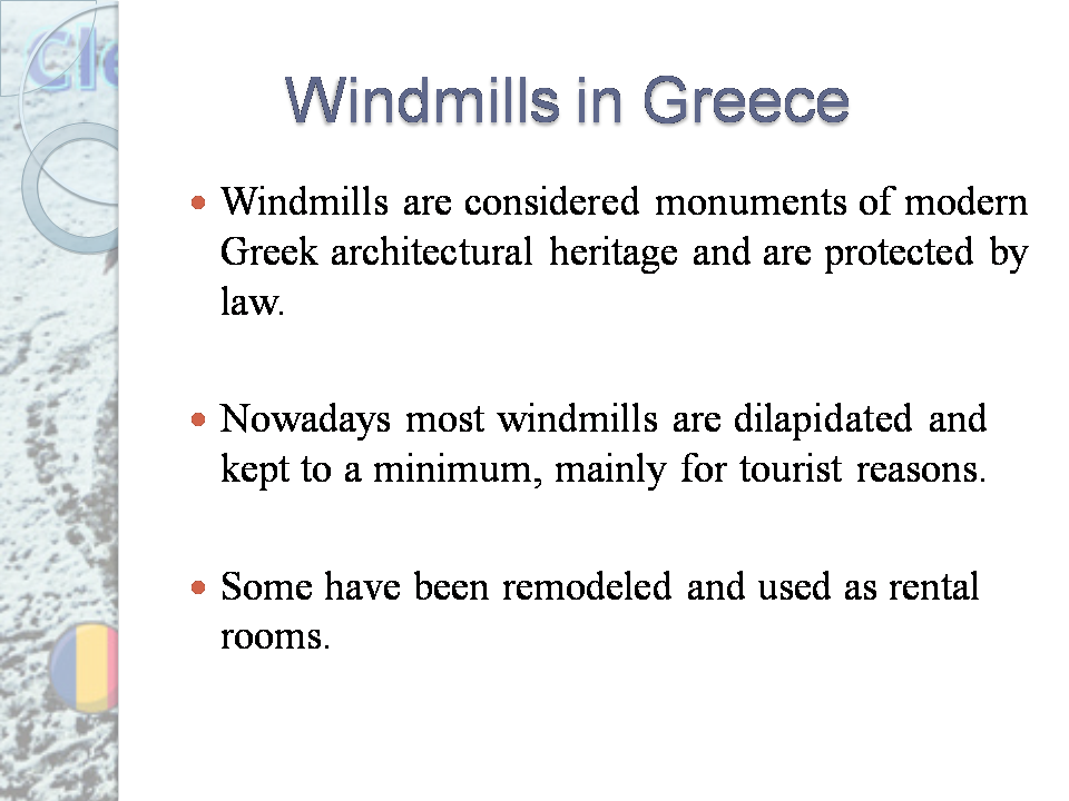 C1: From windmills to wind turbines by PARASKEVOPOULOU MARIA - Ourboox.com