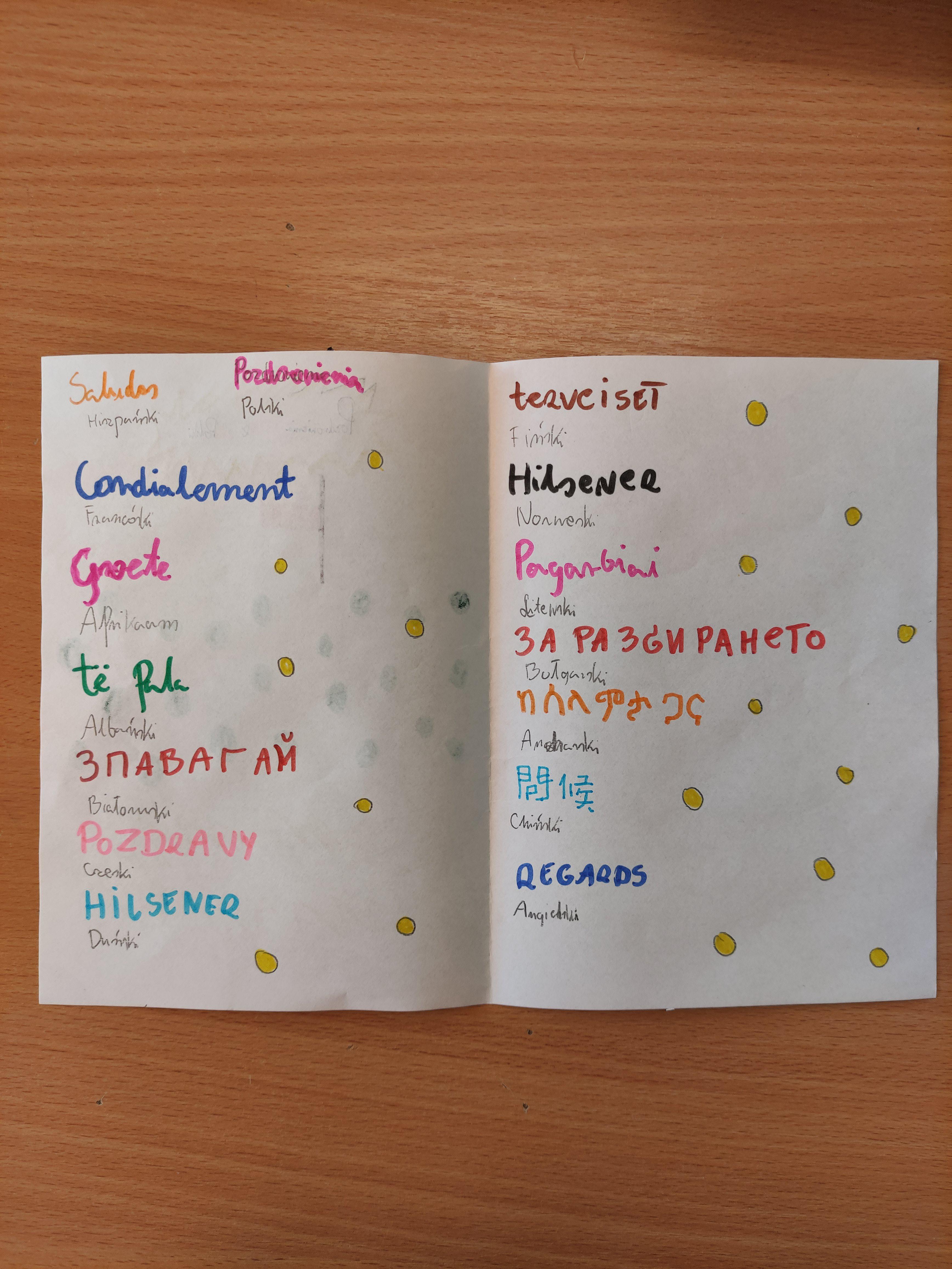 Our European Day of Languages by Edyta - Illustrated by Students of 4th, 5th, 7th, 8th grades - Ourboox.com