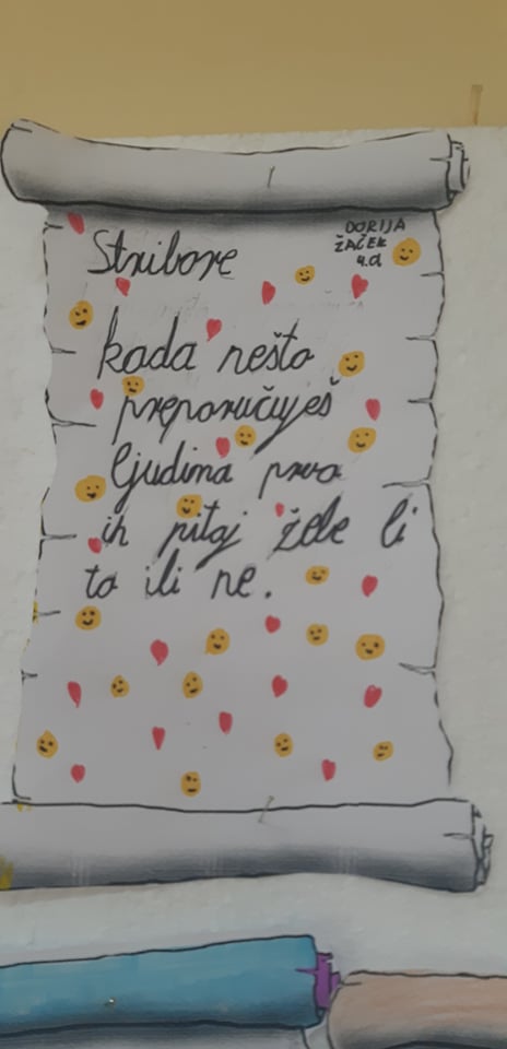Pišemo pismo Ivani i njenim likovima iz bajke Šuma Striborova by Ljiljana Kubaša - Illustrated by 4.a razred - Ourboox.com