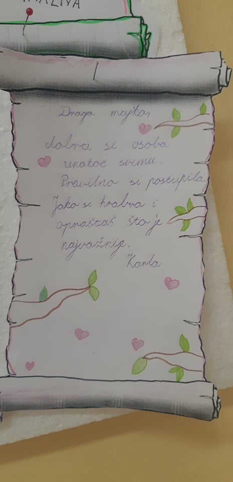 Pišemo pismo Ivani i njenim likovima iz bajke Šuma Striborova by Ljiljana Kubaša - Illustrated by 4.a razred - Ourboox.com